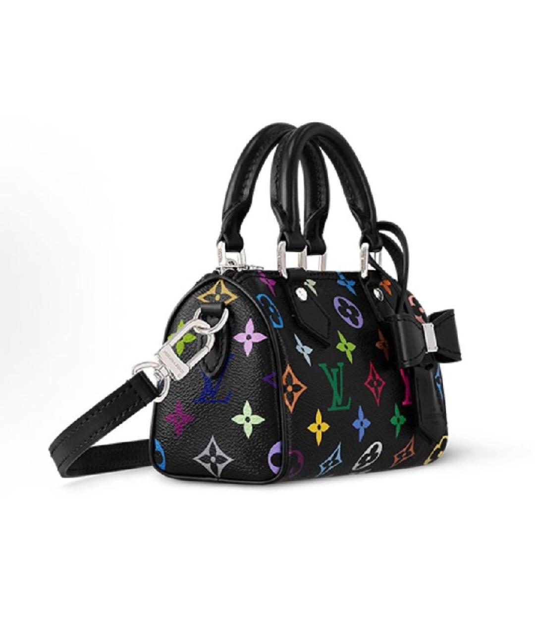 LOUIS VUITTON Черная сумка с короткими ручками, фото 2