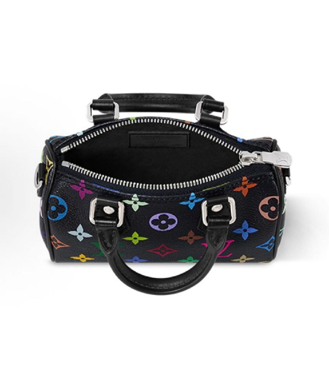 LOUIS VUITTON Черная сумка с короткими ручками, фото 4