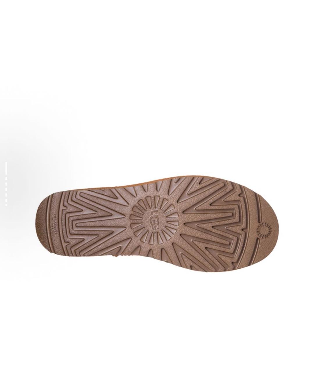UGG AUSTRALIA Коричневые замшевые ботинки, фото 4