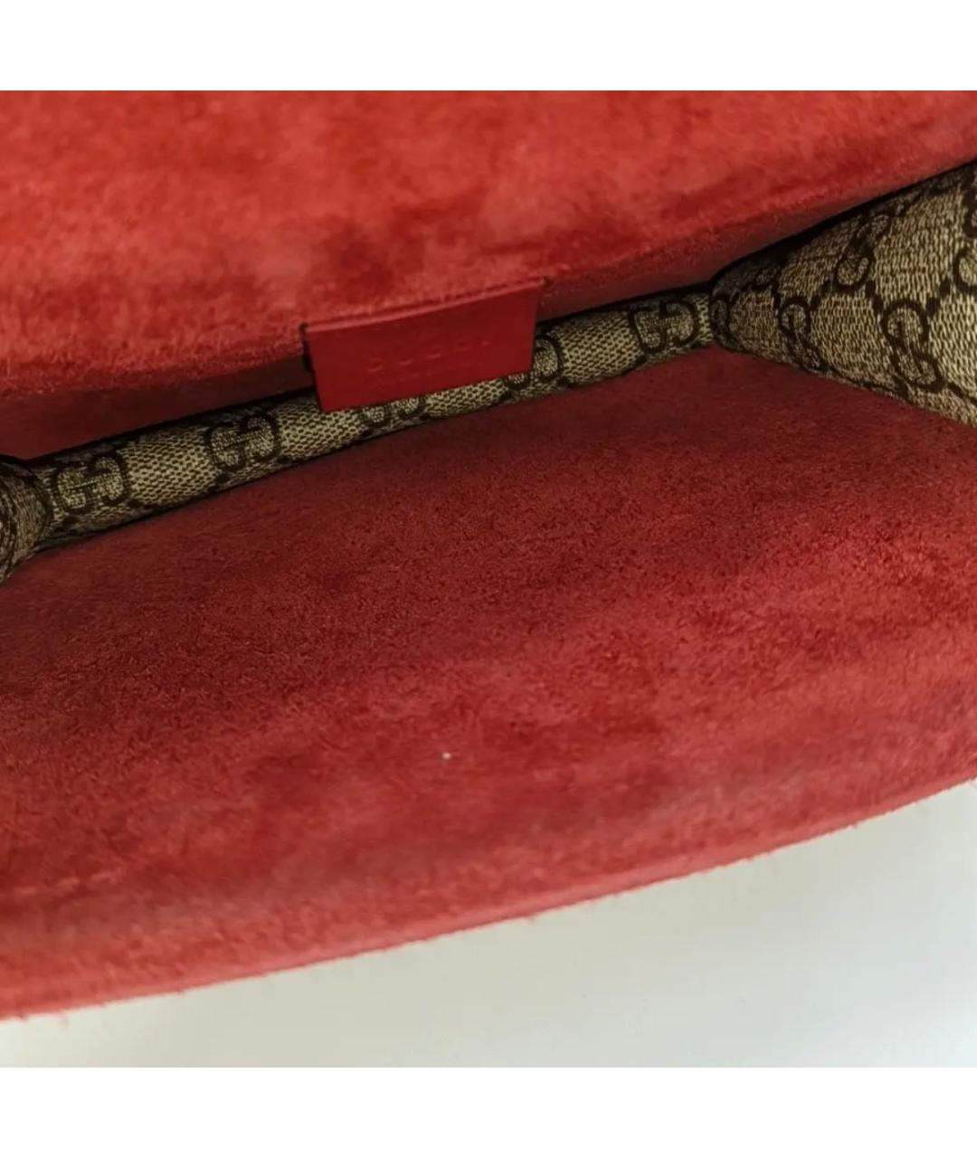 GUCCI Красная сумка через плечо, фото 6