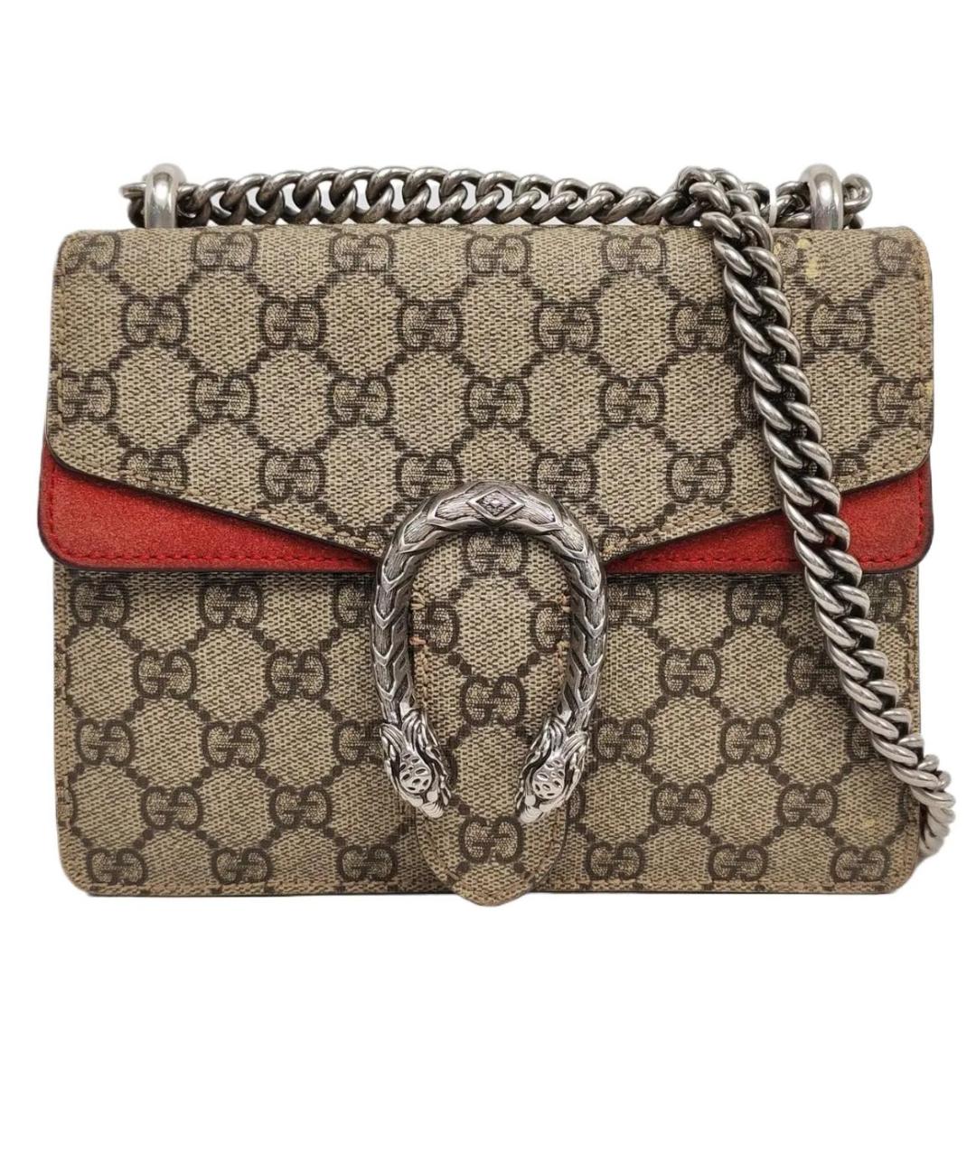 GUCCI Красная сумка через плечо, фото 1