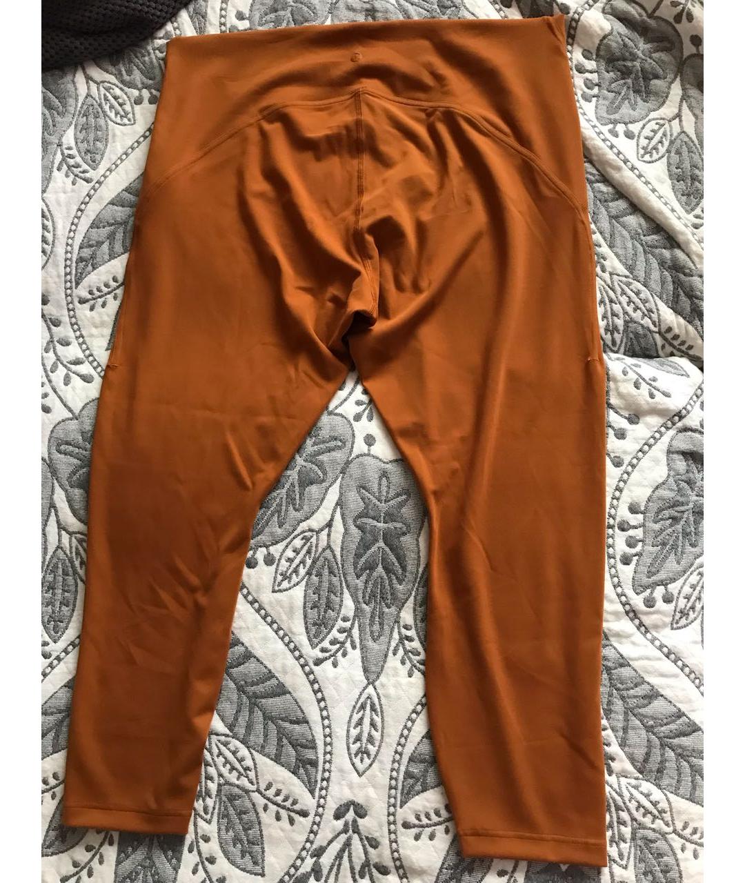 Lululemon Горчичные спортивные брюки и шорты, фото 2