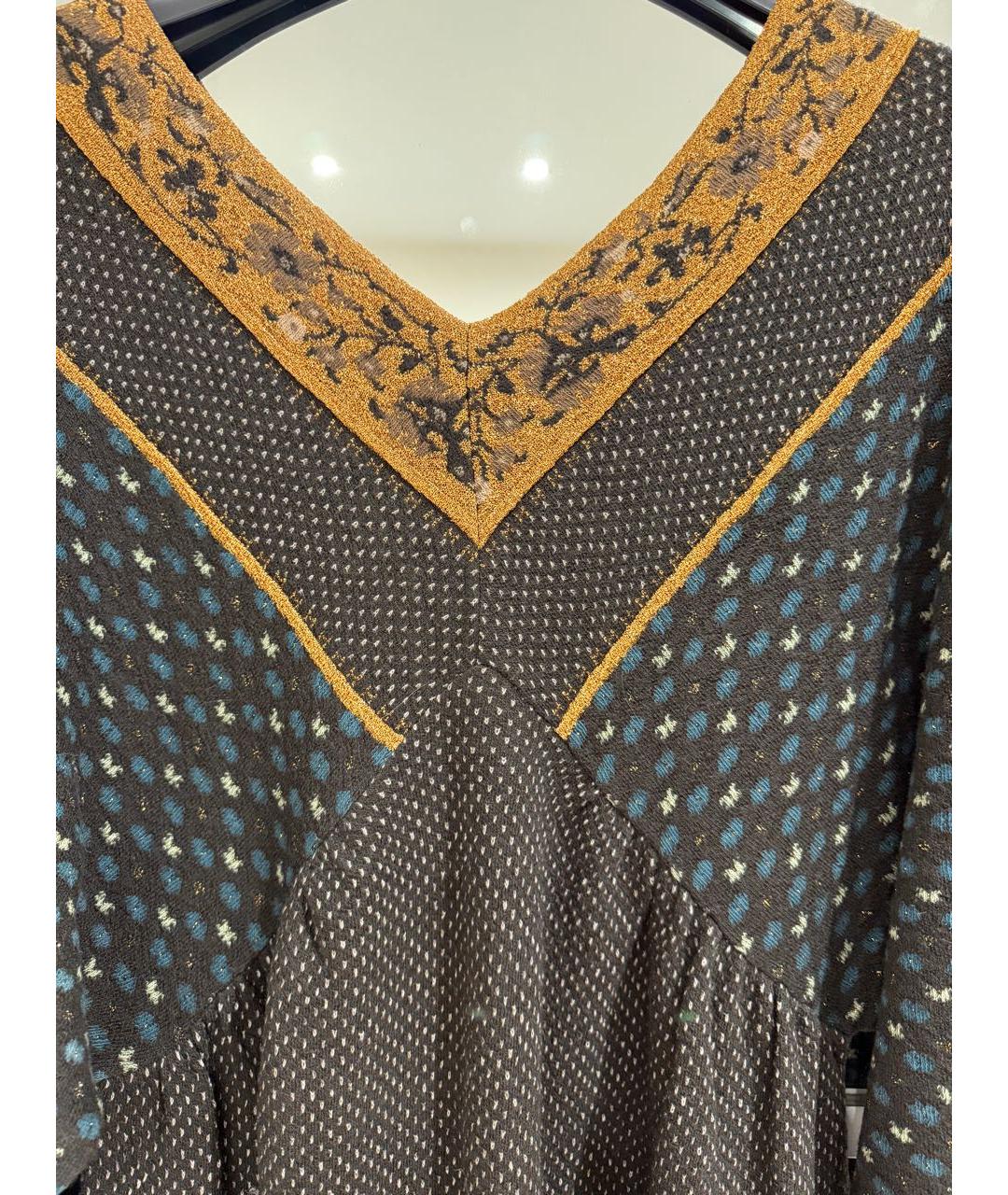 KENZO Мульти шерстяное повседневное платье, фото 4