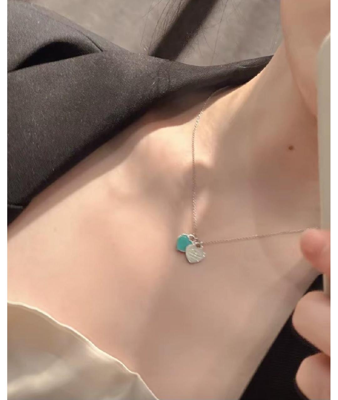 TIFFANY&CO Серебряное серебряное колье, фото 4