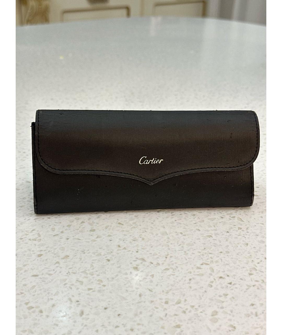 CARTIER Черные солнцезащитные очки, фото 5