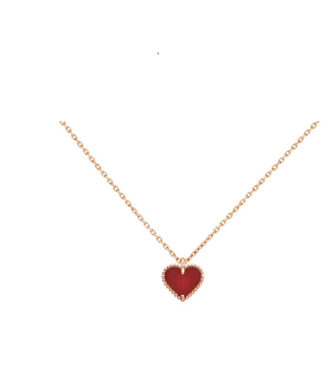 VAN CLEEF & ARPELS Красная подвеска из розового золота, фото 3