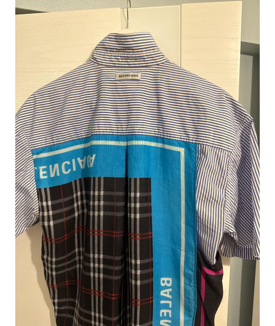 BALENCIAGA Мульти хлопковое повседневное платье, фото 3