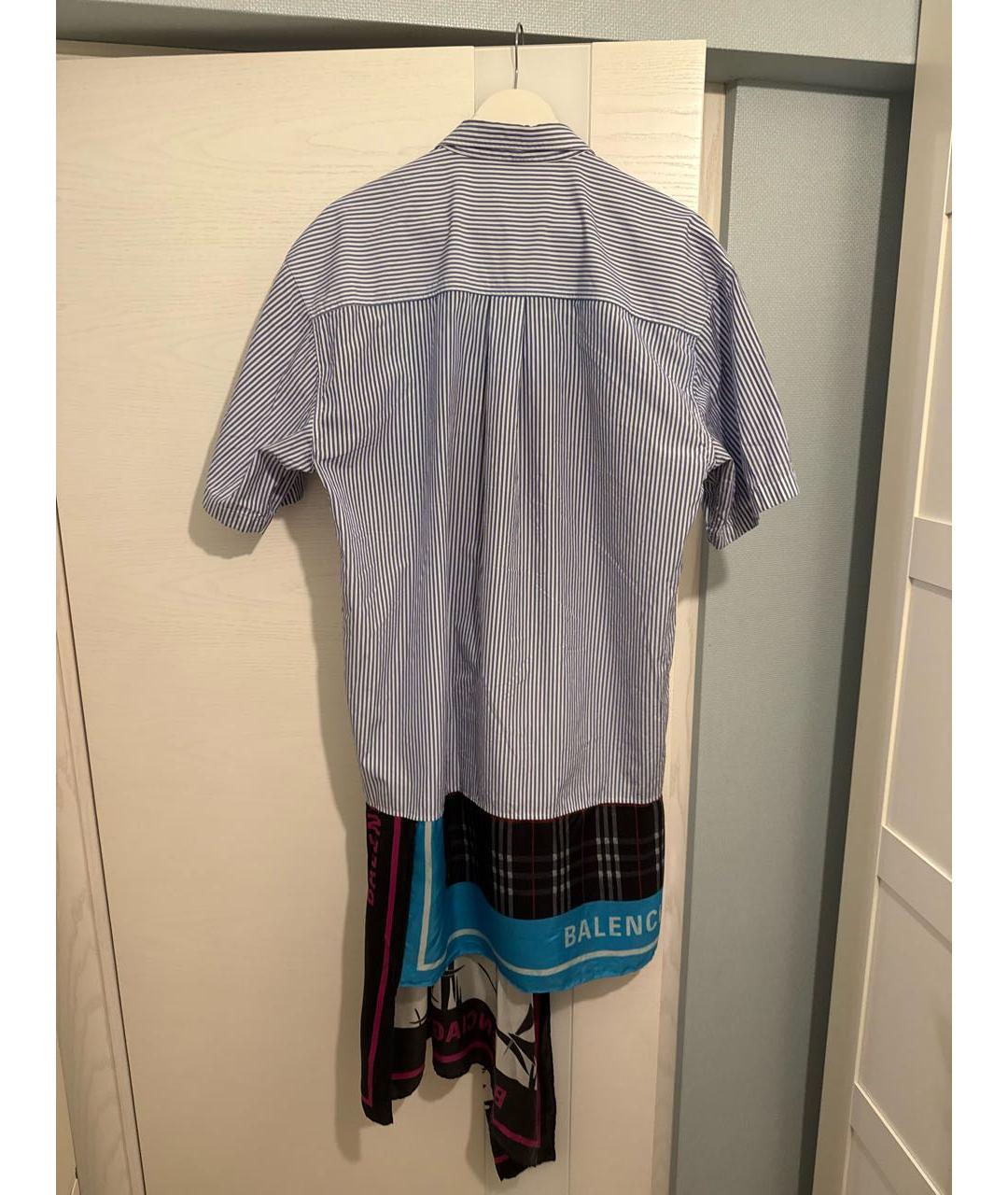 BALENCIAGA Мульти хлопковое повседневное платье, фото 2