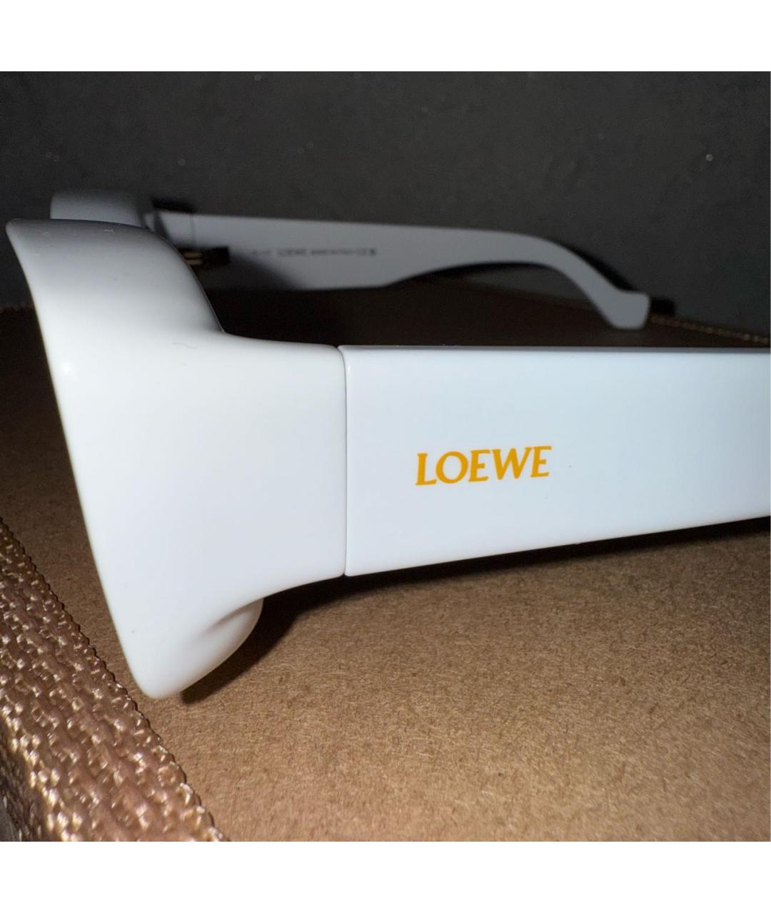 LOEWE Желтые пластиковые солнцезащитные очки, фото 3