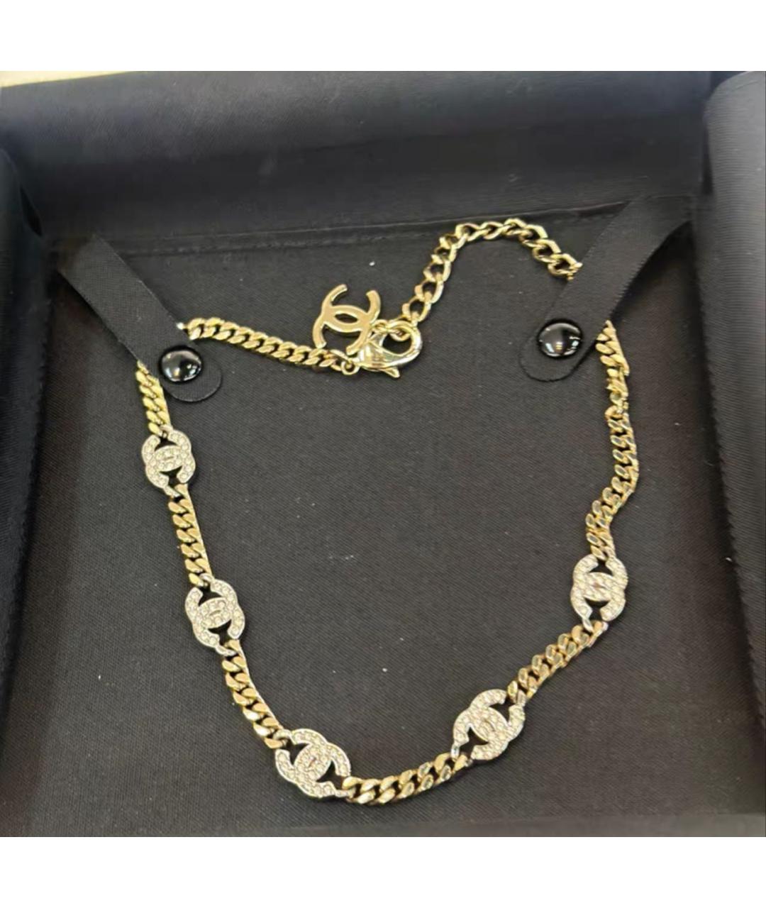CHANEL Золотой чокер, фото 3
