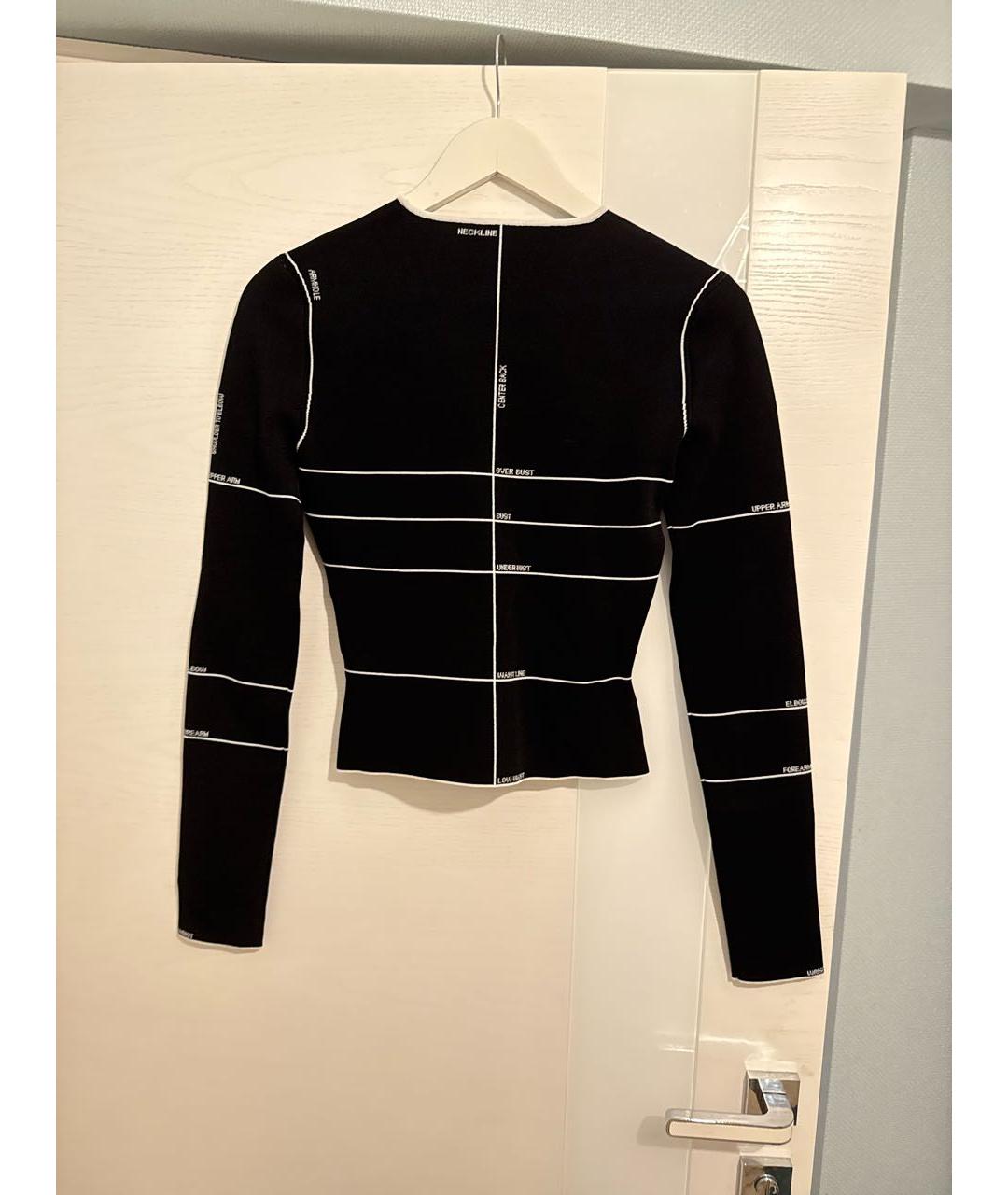 VETEMENTS Черный вискозный джемпер / свитер, фото 3