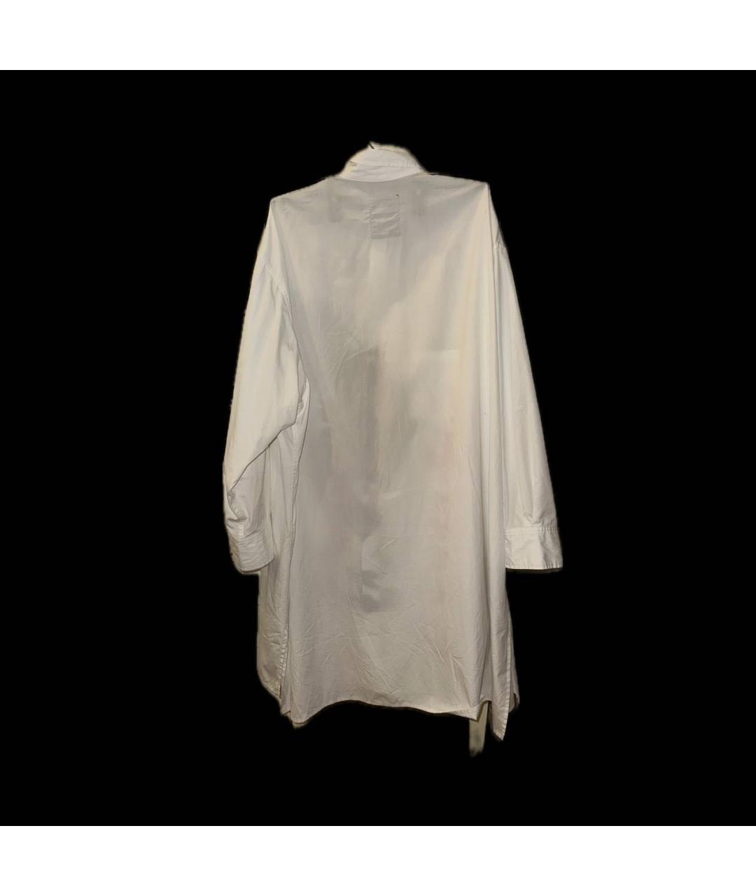 YOHJI YAMAMOTO Белая хлопковая классическая рубашка, фото 2