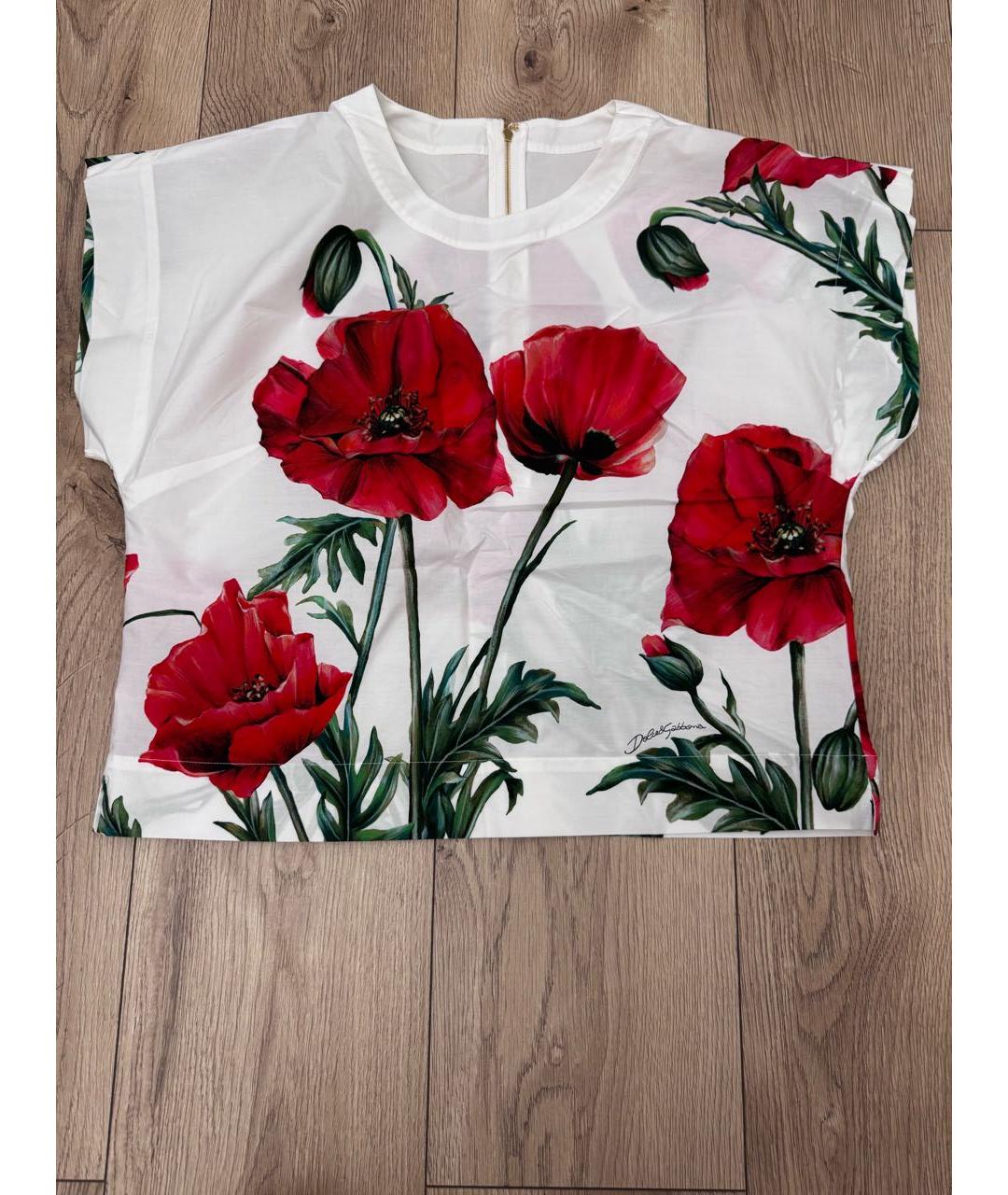 DOLCE&GABBANA Мульти хлопковый костюм с брюками, фото 6