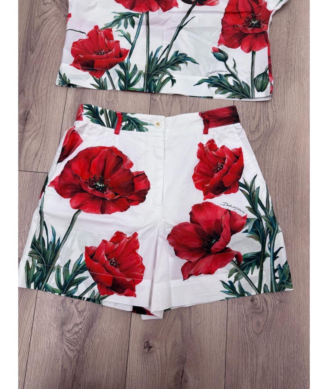 DOLCE&GABBANA Мульти хлопковый костюм с брюками, фото 2