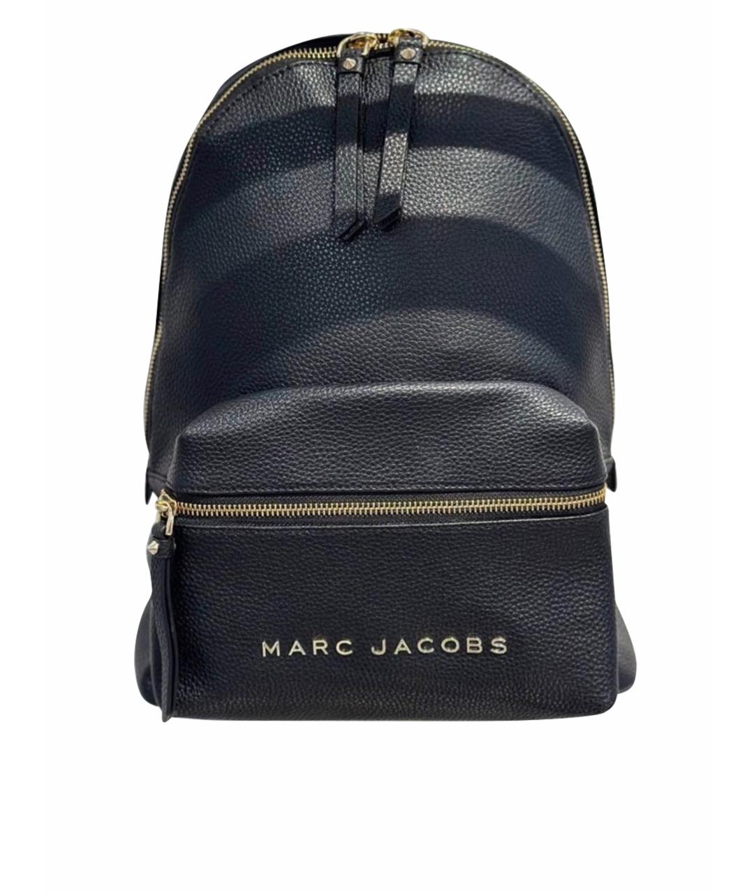 MARC JACOBS Черный кожаный рюкзак, фото 1