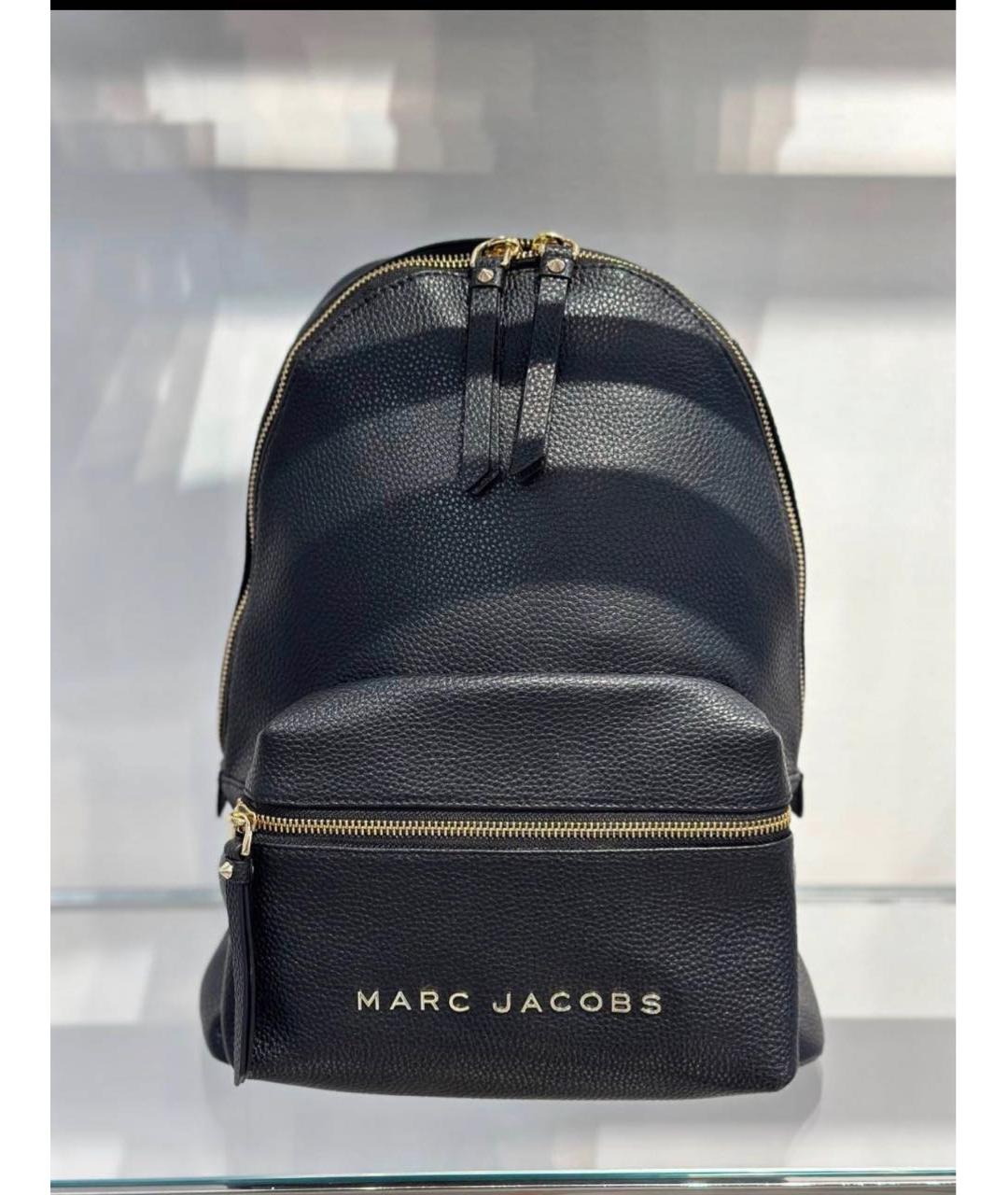 MARC JACOBS Черный кожаный рюкзак, фото 5