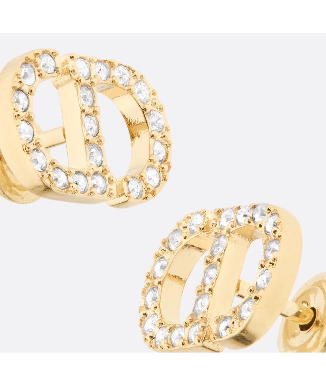 CHRISTIAN DIOR Золотые позолоченные серьги, фото 5