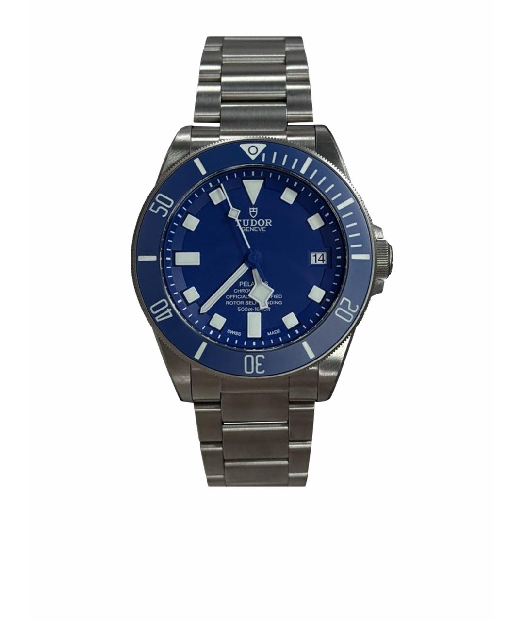 TUDOR Синие титановые часы, фото 1