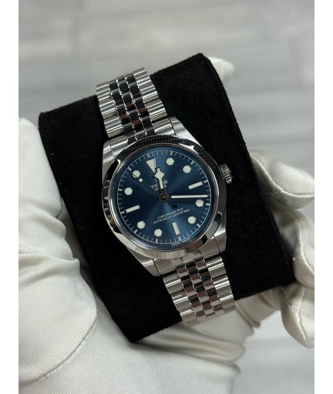 TUDOR Синие стальные часы, фото 4