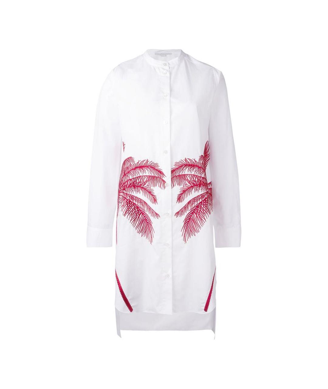 STELLA MCCARTNEY Белое хлопковое повседневное платье, фото 1