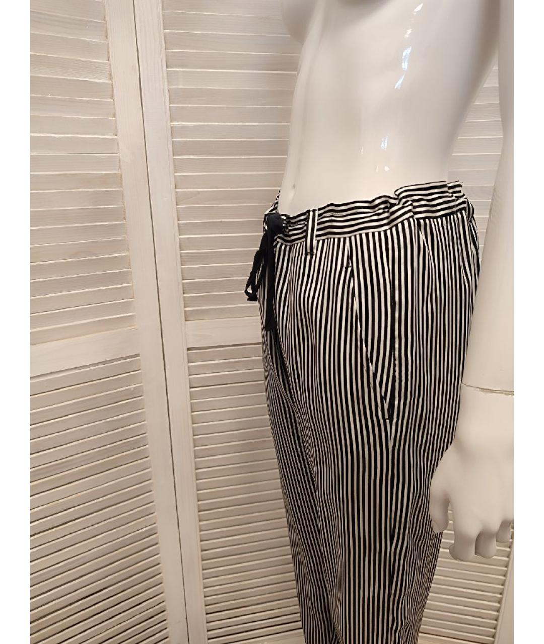 ANN DEMEULEMEESTER Серые шелковые брюки узкие, фото 5