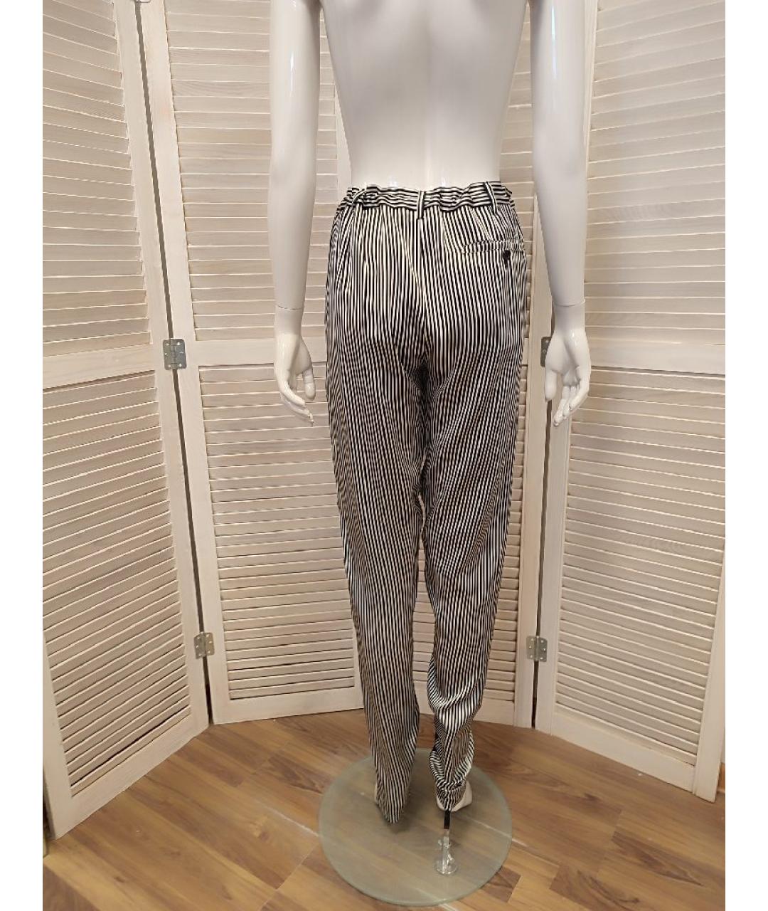 ANN DEMEULEMEESTER Серые шелковые брюки узкие, фото 2
