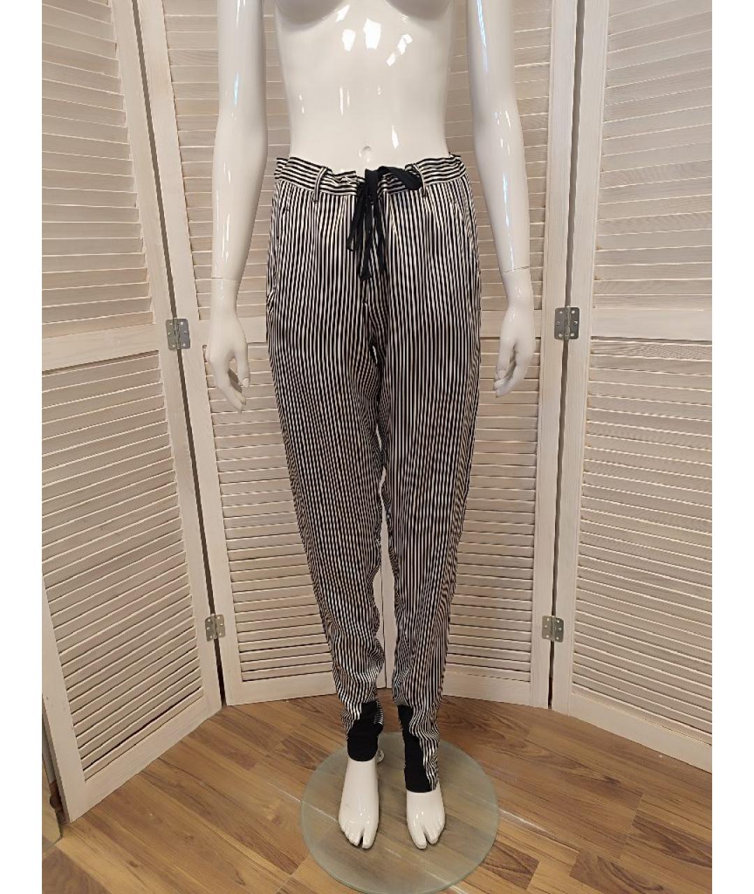 ANN DEMEULEMEESTER Серые шелковые брюки узкие, фото 10
