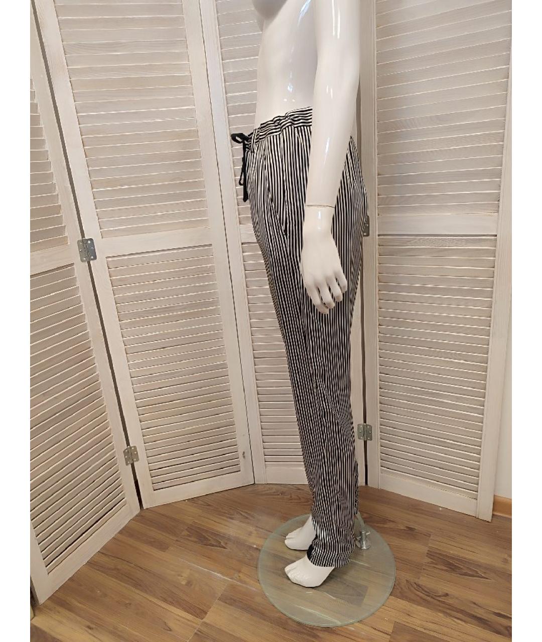 ANN DEMEULEMEESTER Серые шелковые брюки узкие, фото 4
