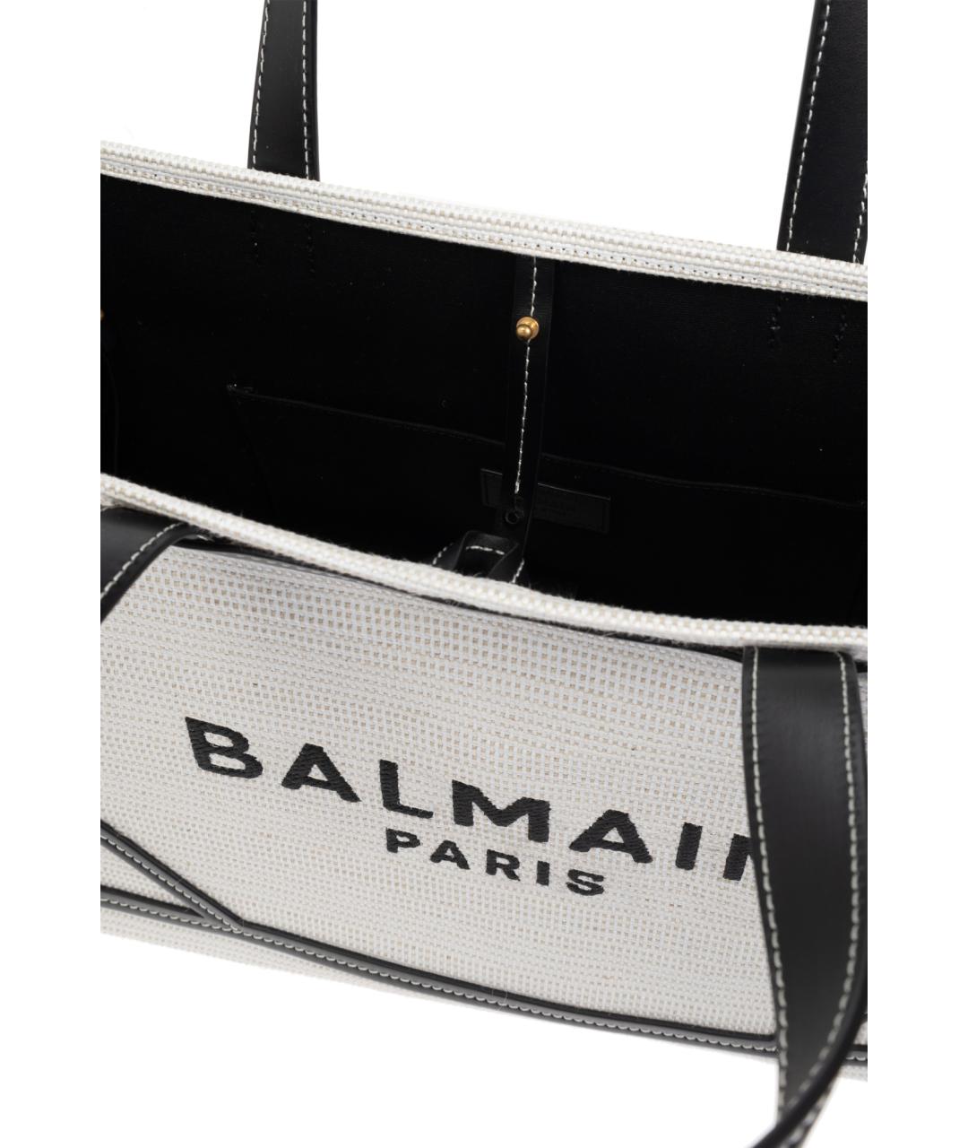 BALMAIN Белая сумка тоут, фото 5
