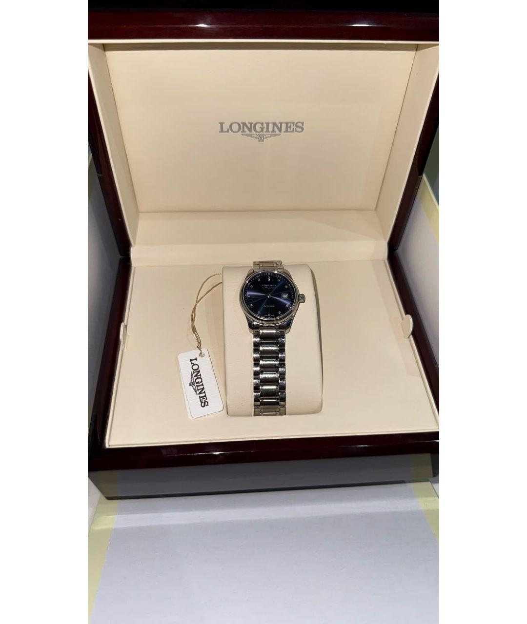LONGINES Темно-синие часы, фото 4