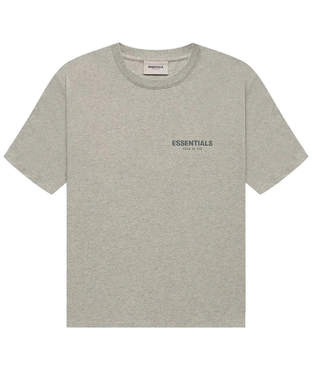 FEAR OF GOD ESSENTIALS Серая хлопковая футболка, фото 1