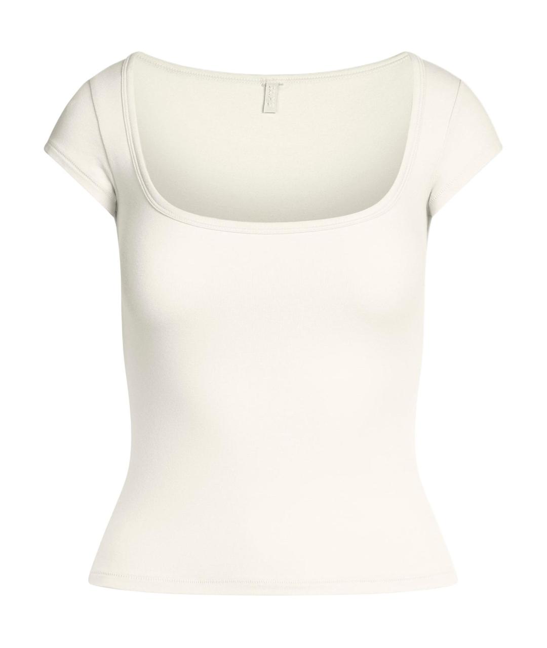 SKIMS Бежевая футболка, фото 1