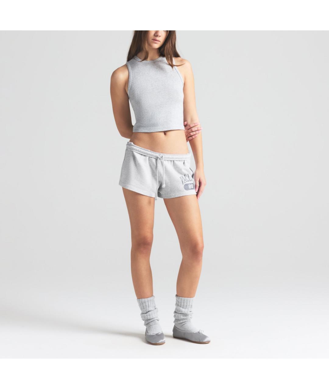 SKIMS Серая майка, фото 4