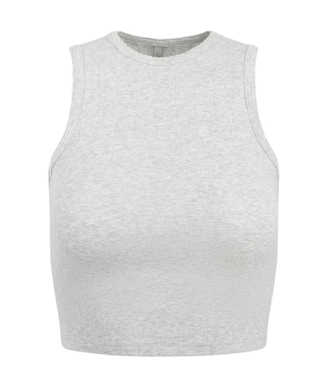 SKIMS Серая майка, фото 1