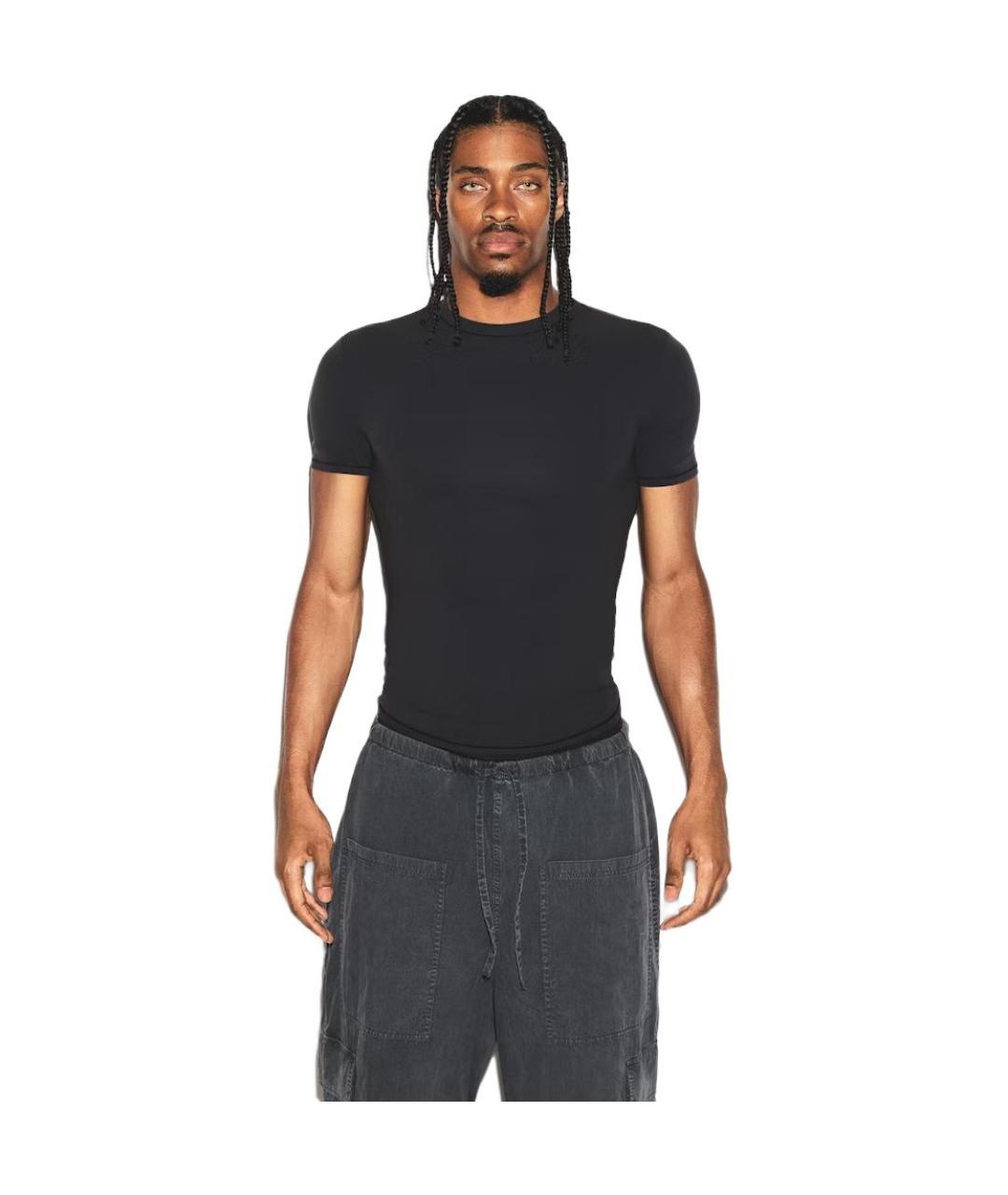 SKIMS Черная футболка, фото 2