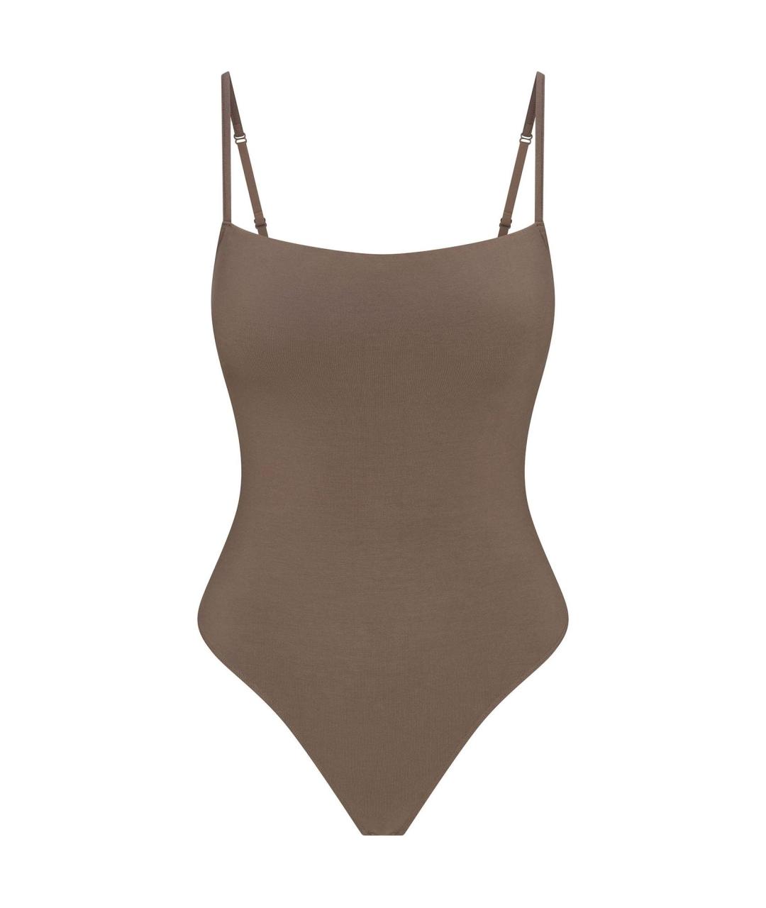 SKIMS Коричневое боди, фото 1