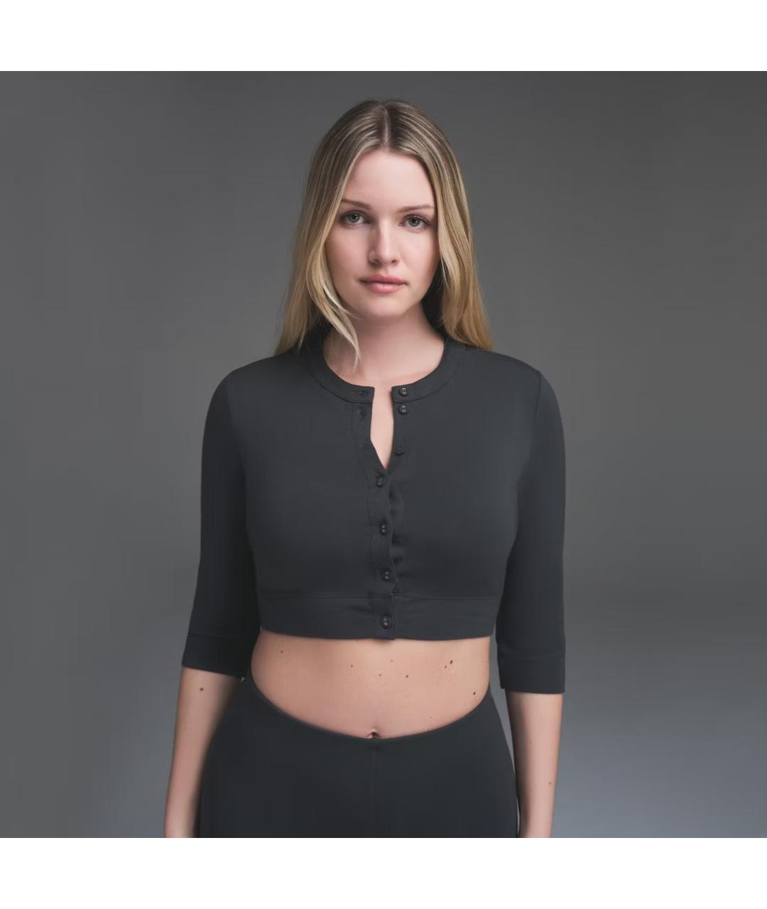 SKIMS Антрацитовая футболка, фото 5