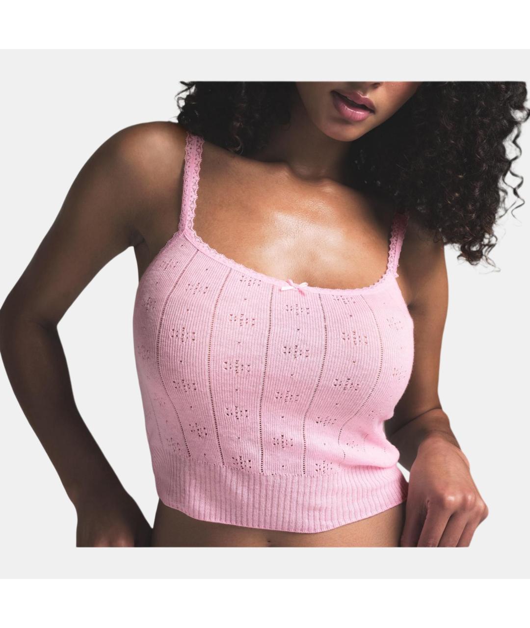 SKIMS Розовая майка, фото 4
