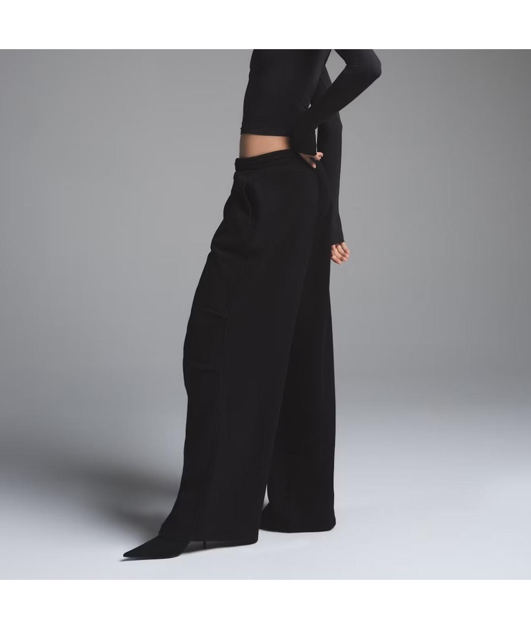 SKIMS Черные прямые брюки, фото 4