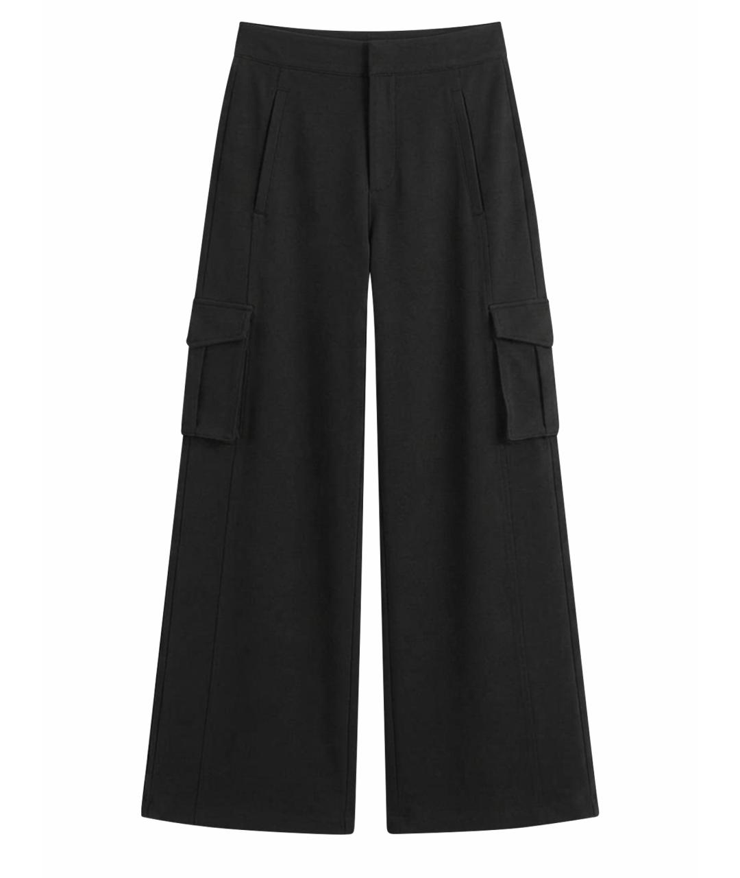 ALO YOGA Черные прямые брюки, фото 1