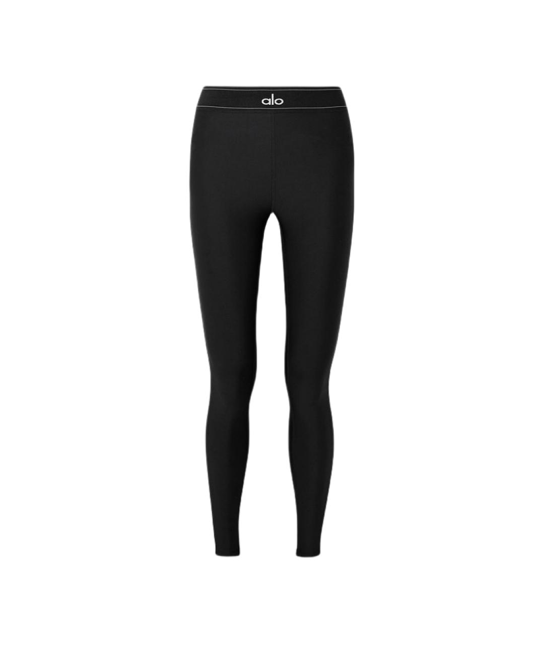 ALO YOGA Черные леггинсы и велосипедки, фото 1