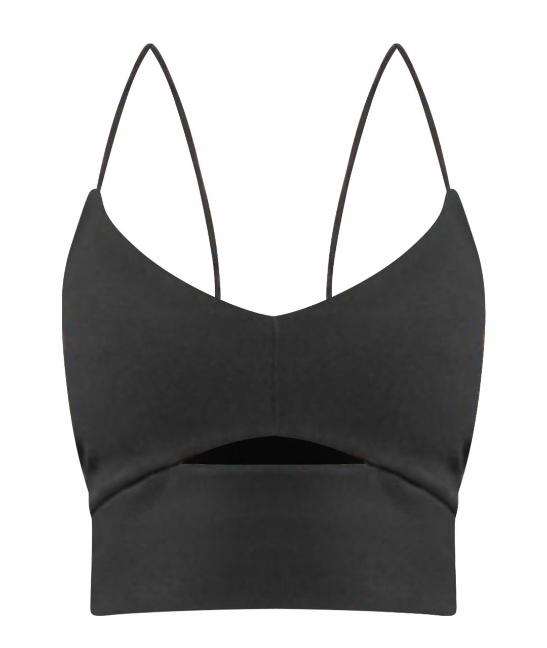 ALO YOGA Черная майка, фото 1