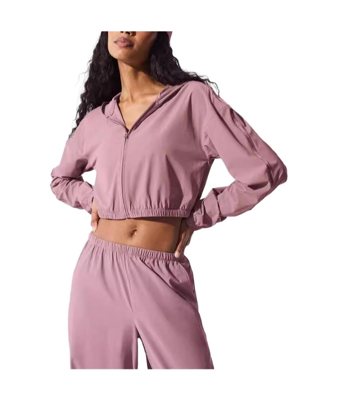 ALO YOGA Розовая куртка, фото 3