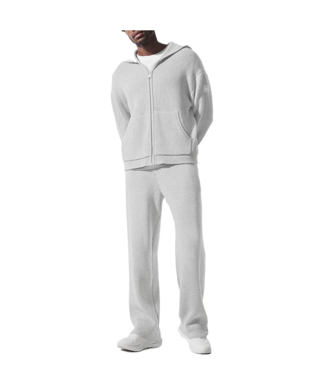 ALO YOGA Серые повседневные брюки, фото 4