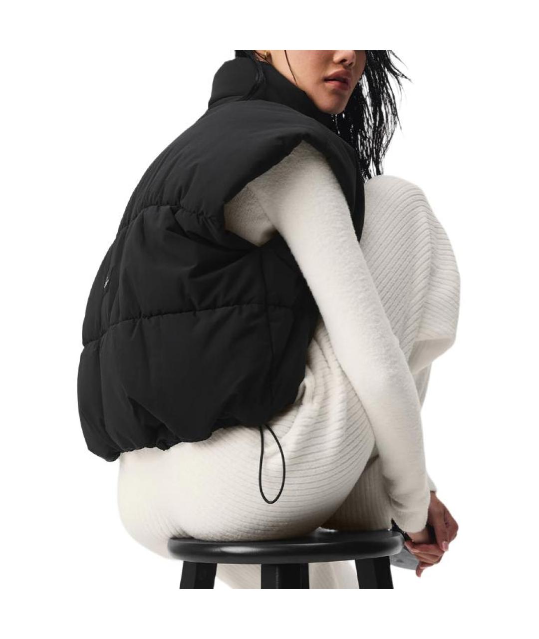 ALO YOGA Черный жилет, фото 5