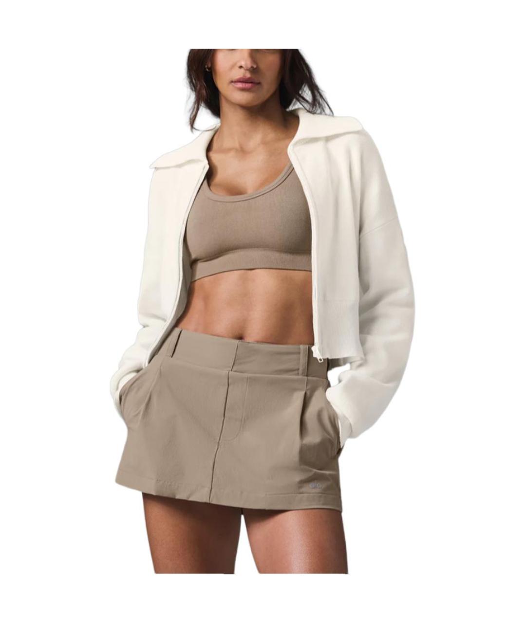 ALO YOGA Бежевая куртка, фото 4