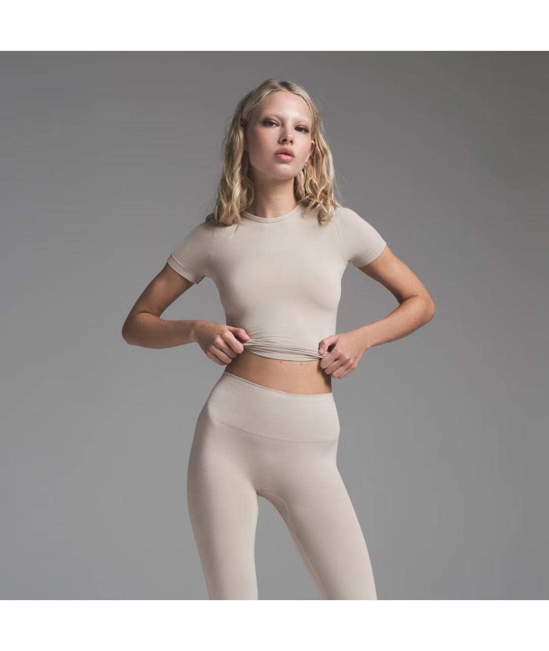 SKIMS Серая футболка, фото 2