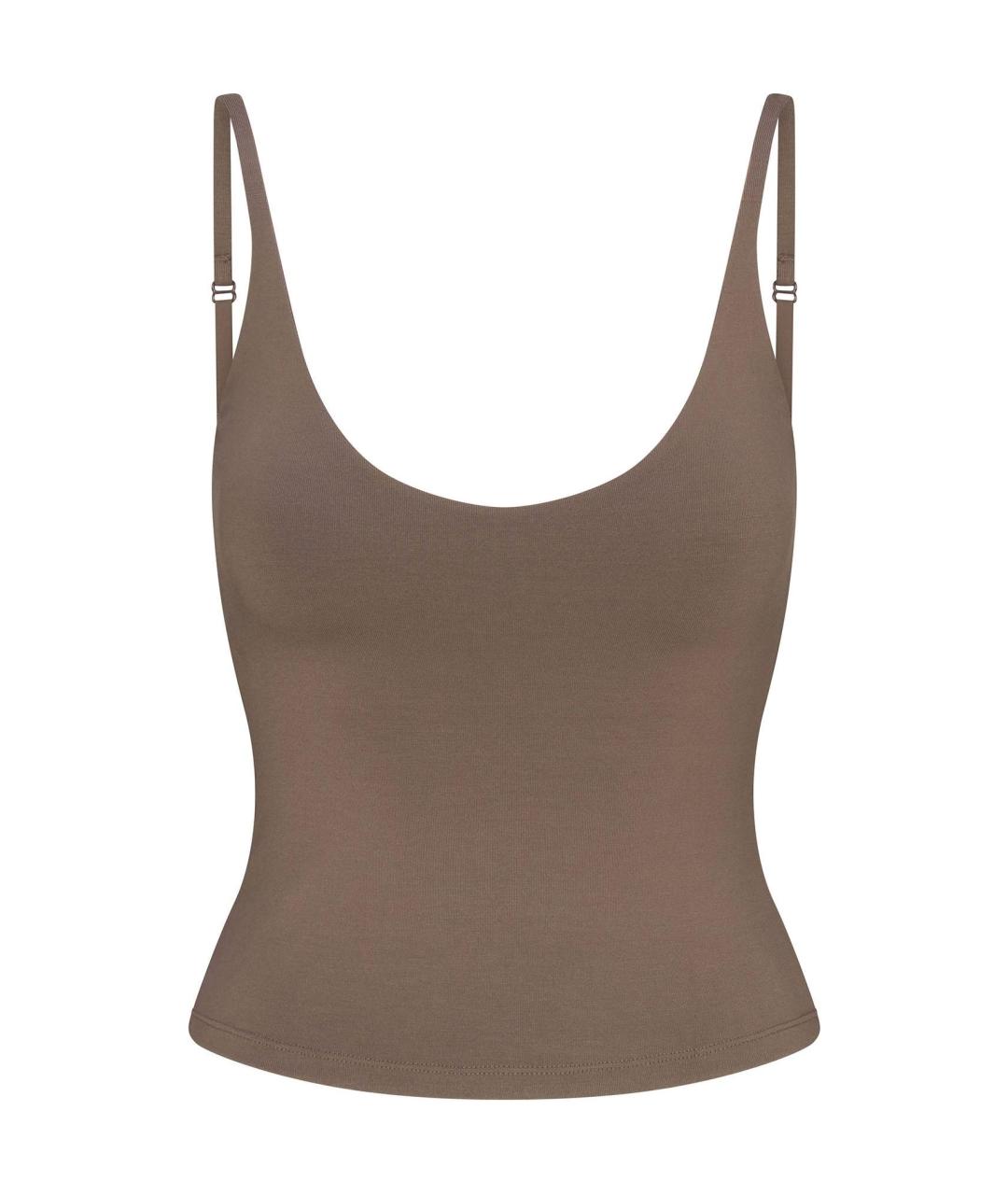 SKIMS Коричневая майка, фото 1