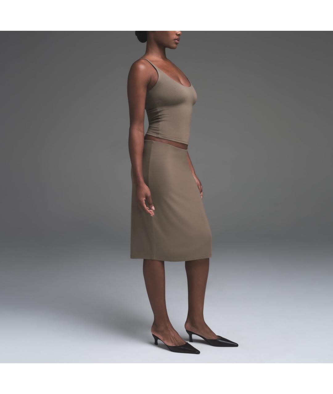 SKIMS Коричневая майка, фото 3