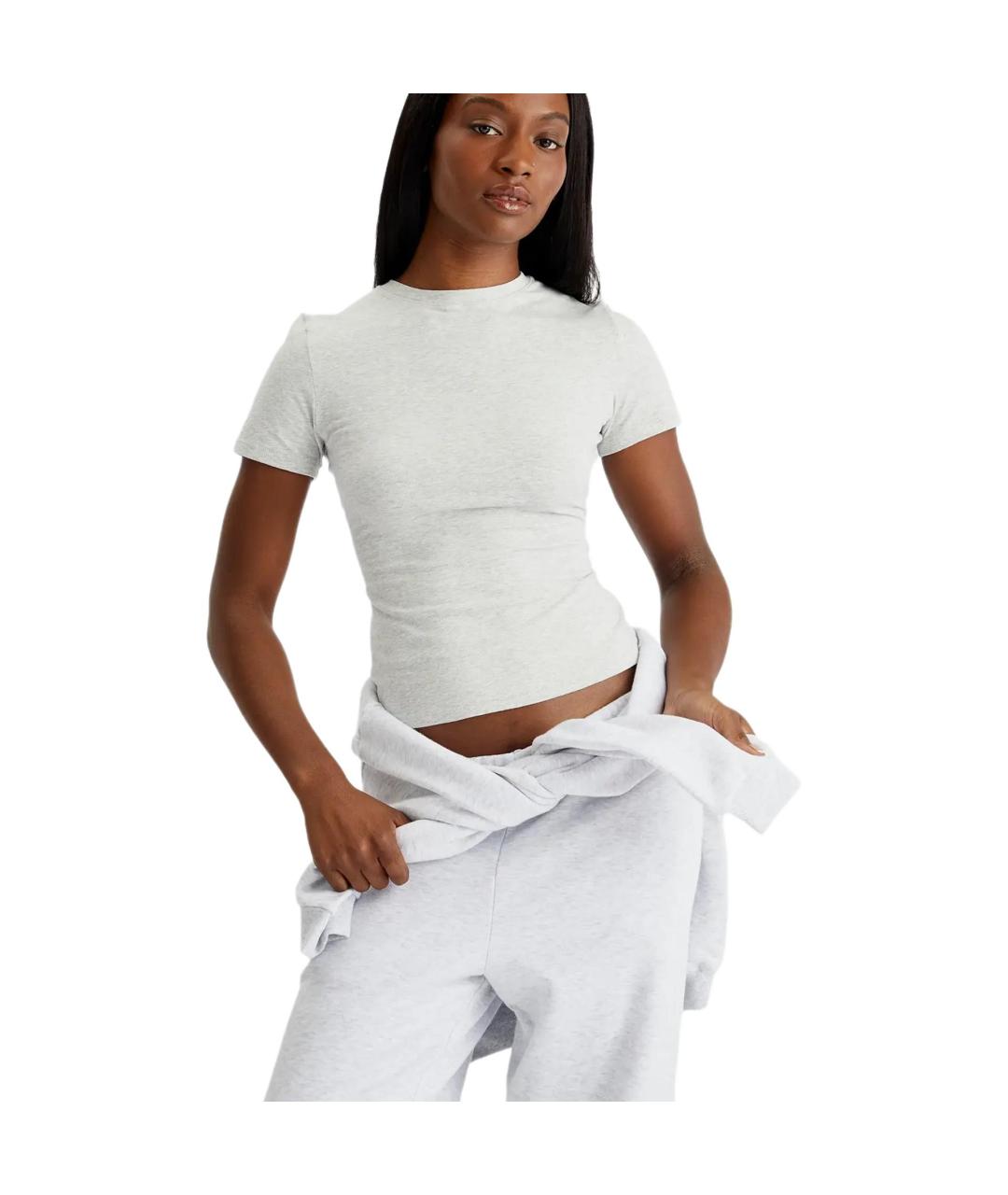 SKIMS Белая футболка, фото 3